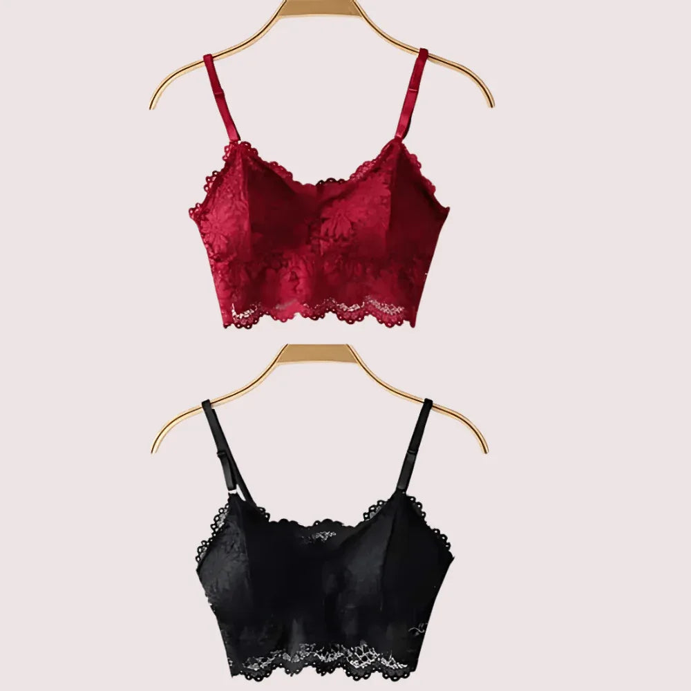2 pack luxury lace padded bralette Veloura Intimate