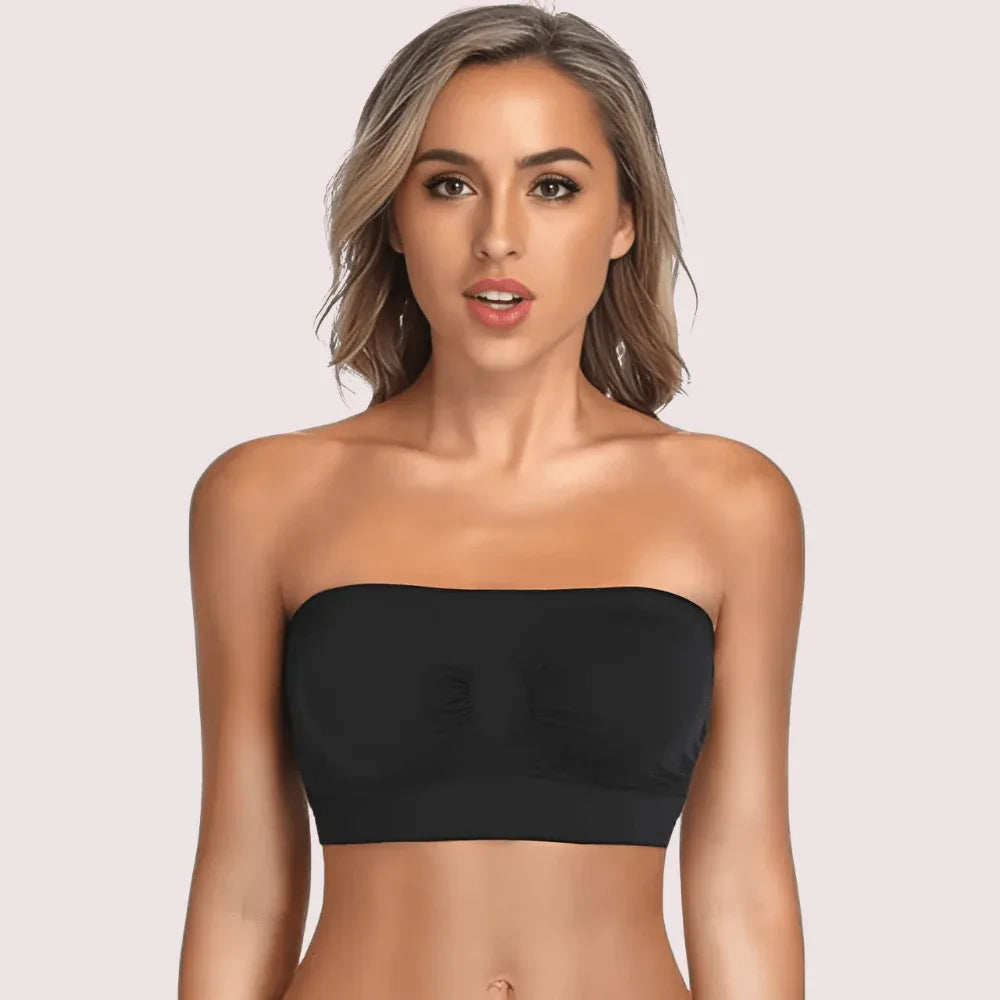 2-Pack of Non-Padded Strapless Tube Bras Veloura Intimate