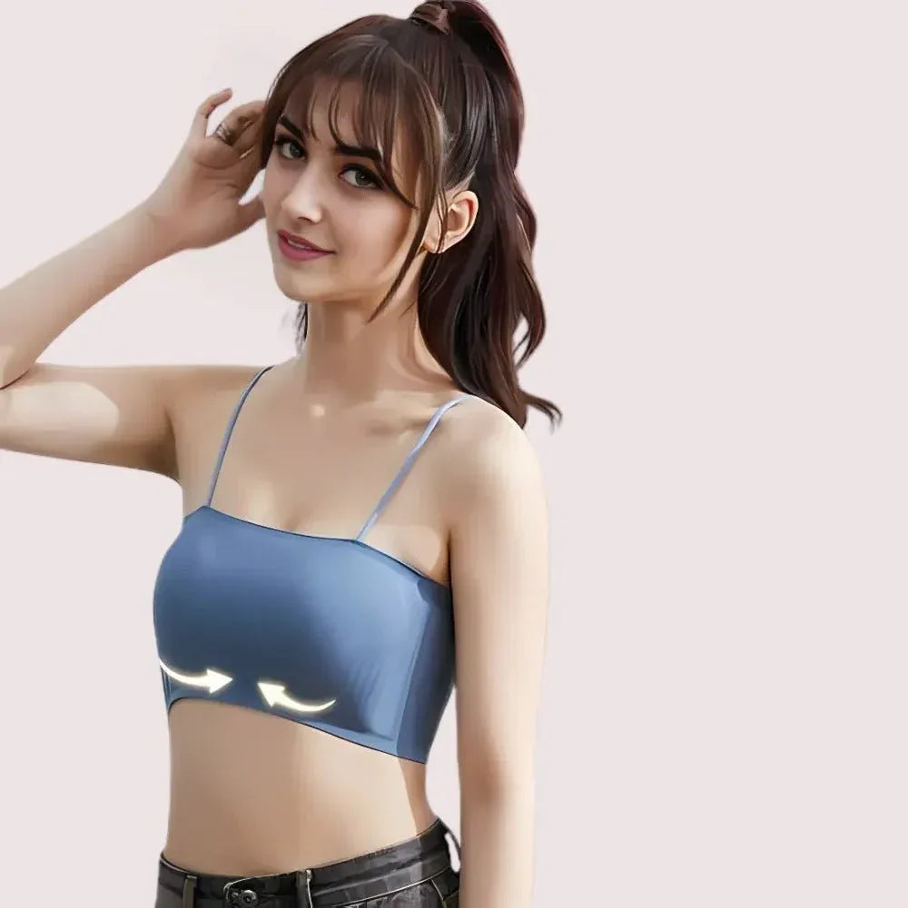 2 Pack seamless padded crop top bra Veloura Intimate