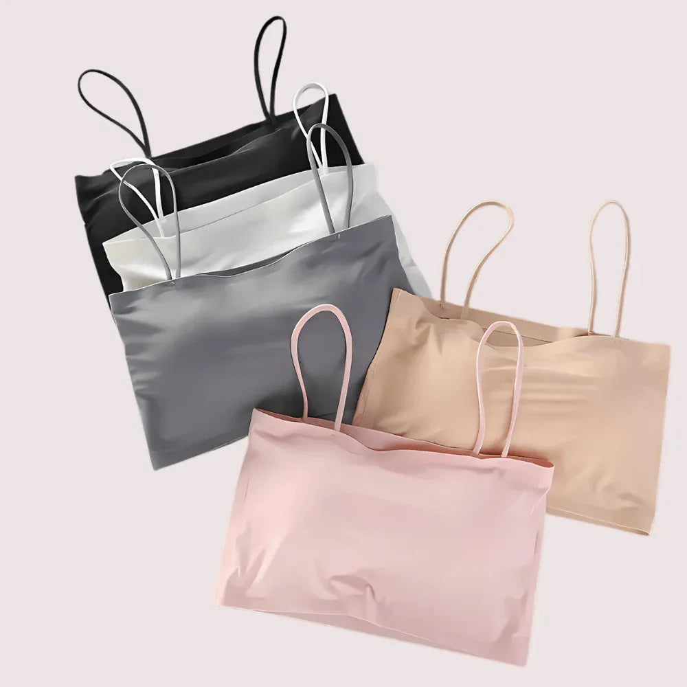 2 Pack Seamless padded crop top bra Veloura Intimate