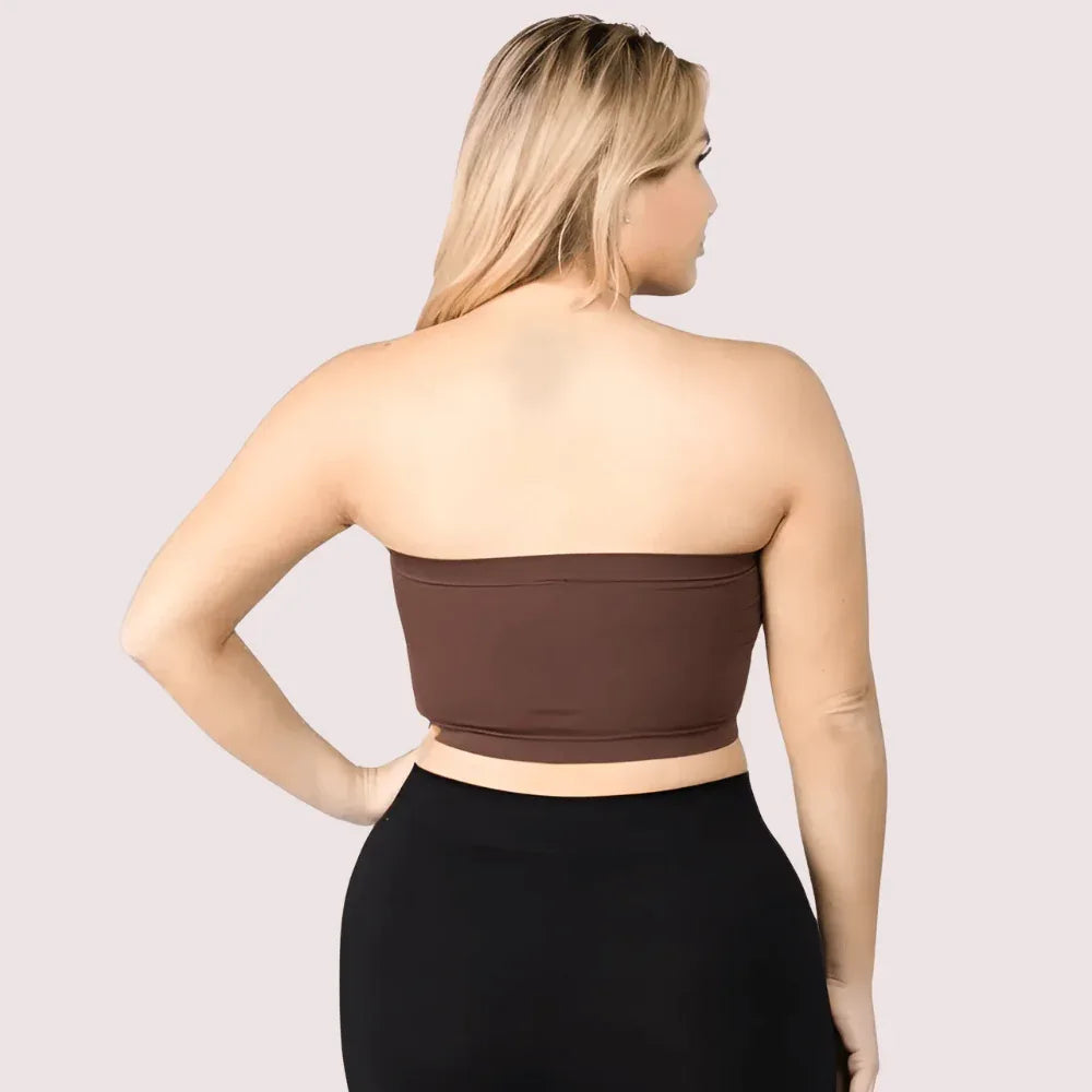 2-Pack Sexy Tube Bandeau Bra Tops for Women Veloura Intimate