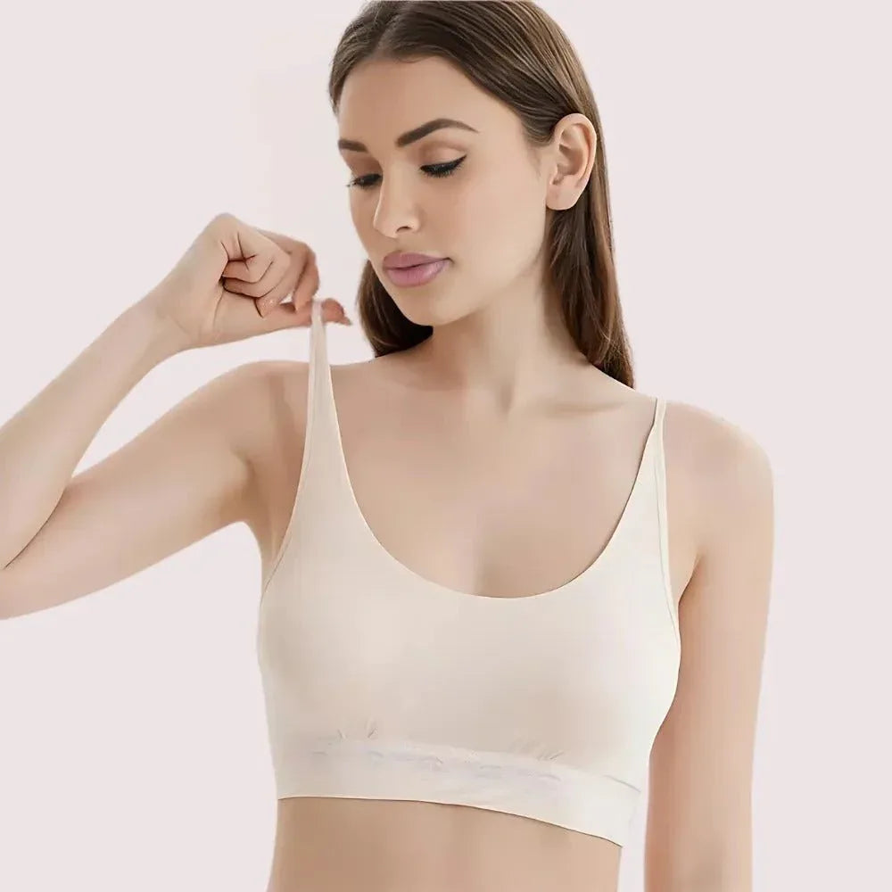 2-Pack Soft Light Sports Bras for Young Girls Veloura Intimate