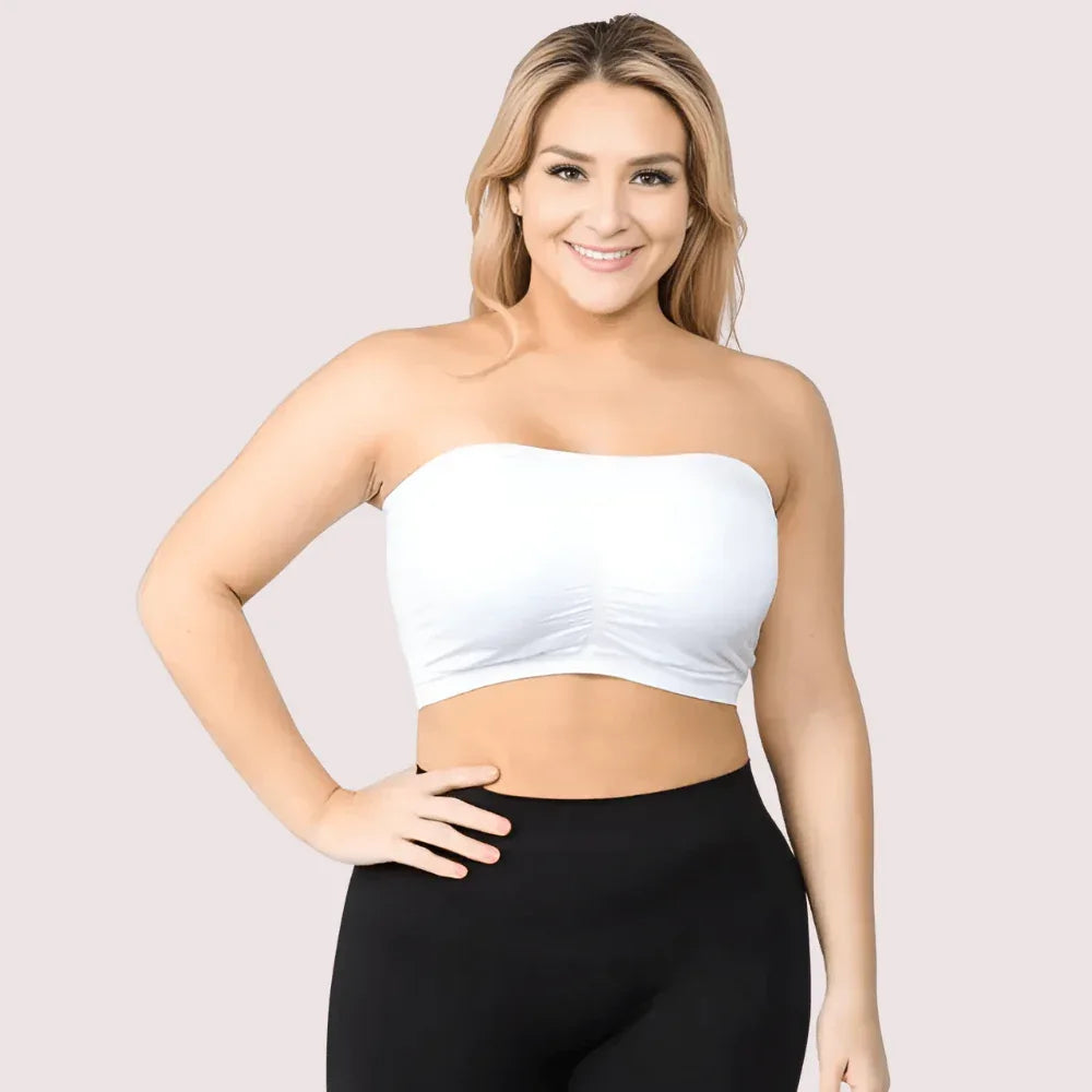 2-Pack Tube Bandeau Bra Tops for Women Veloura Intimate