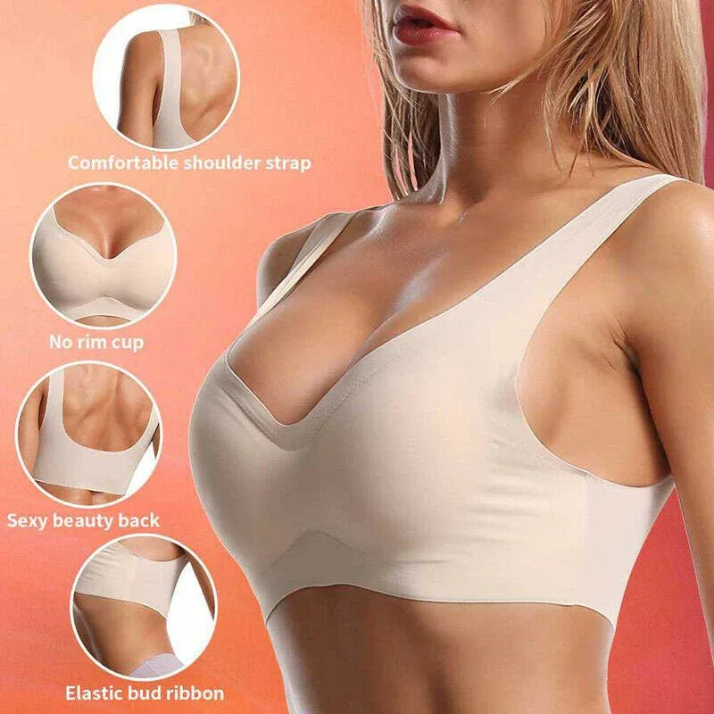 2 Pack Ultimate comfort non wire seamless bra Veloura Intimate