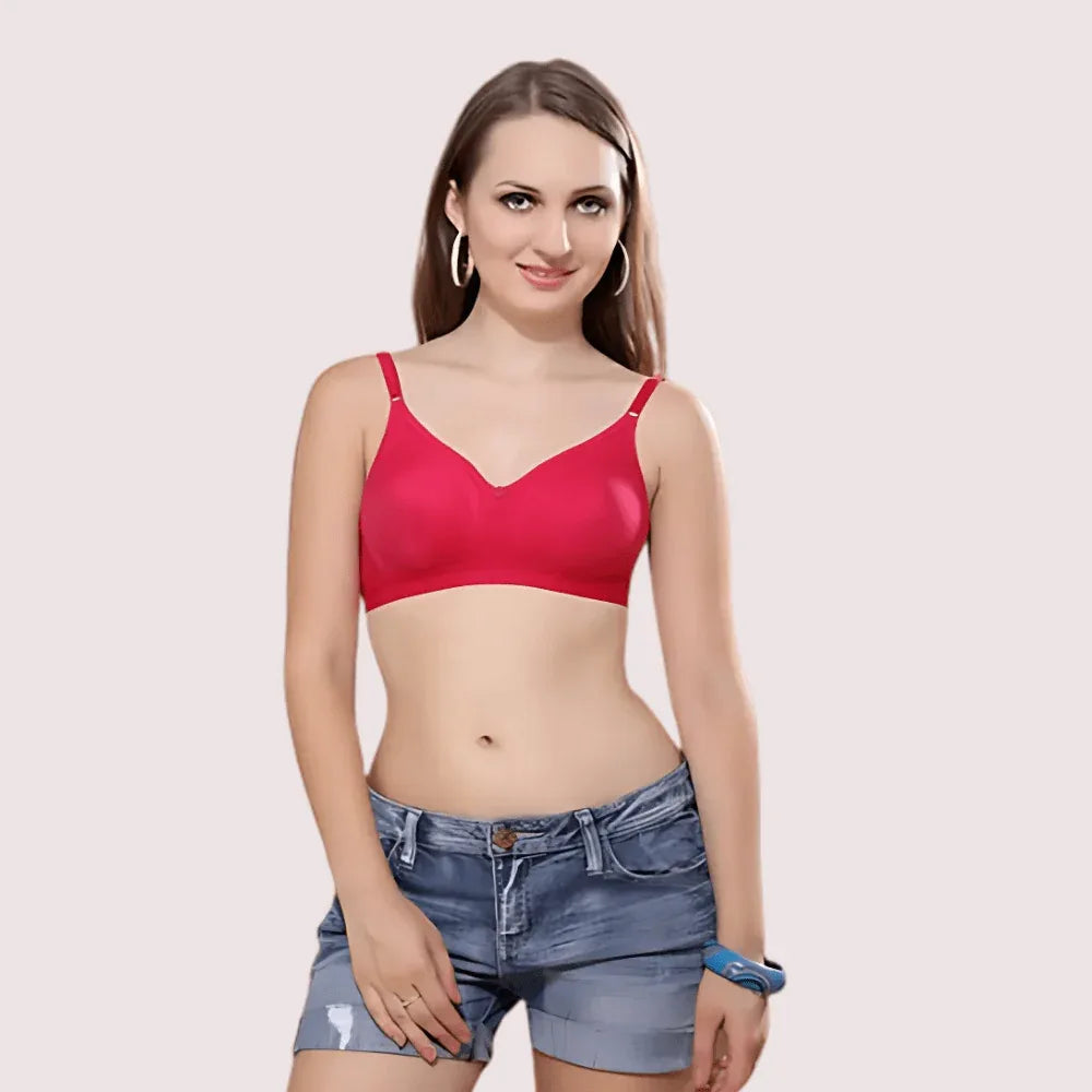 3 Pack Comfort Seamless Padded bras Veloura Intimate