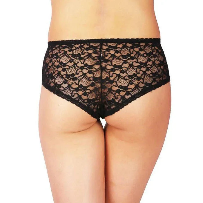 3 Pack Mixed See Through Lace Hipster Panties Veloura Intimate