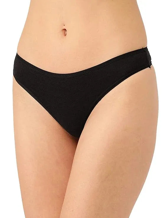 3-Pack Women's Everyday Thong Panty Set Veloura Intimate