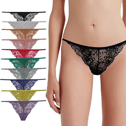 4-Pack Lace G-Strings for Everyday Luxury Veloura Intimate