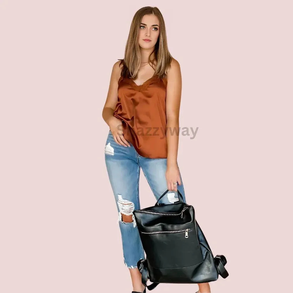 Women's Luxurious Satin Camisole Top - Veloura Intimate