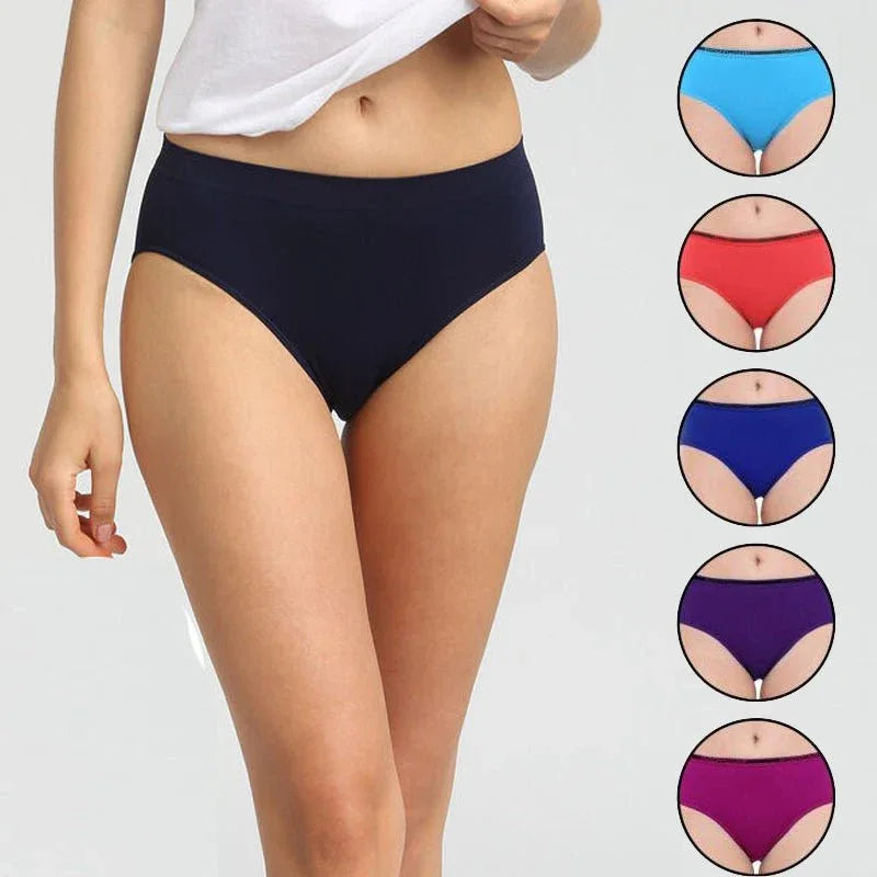 5 Pack Comort waistband Hipster Panties Pack Veloura Intimate