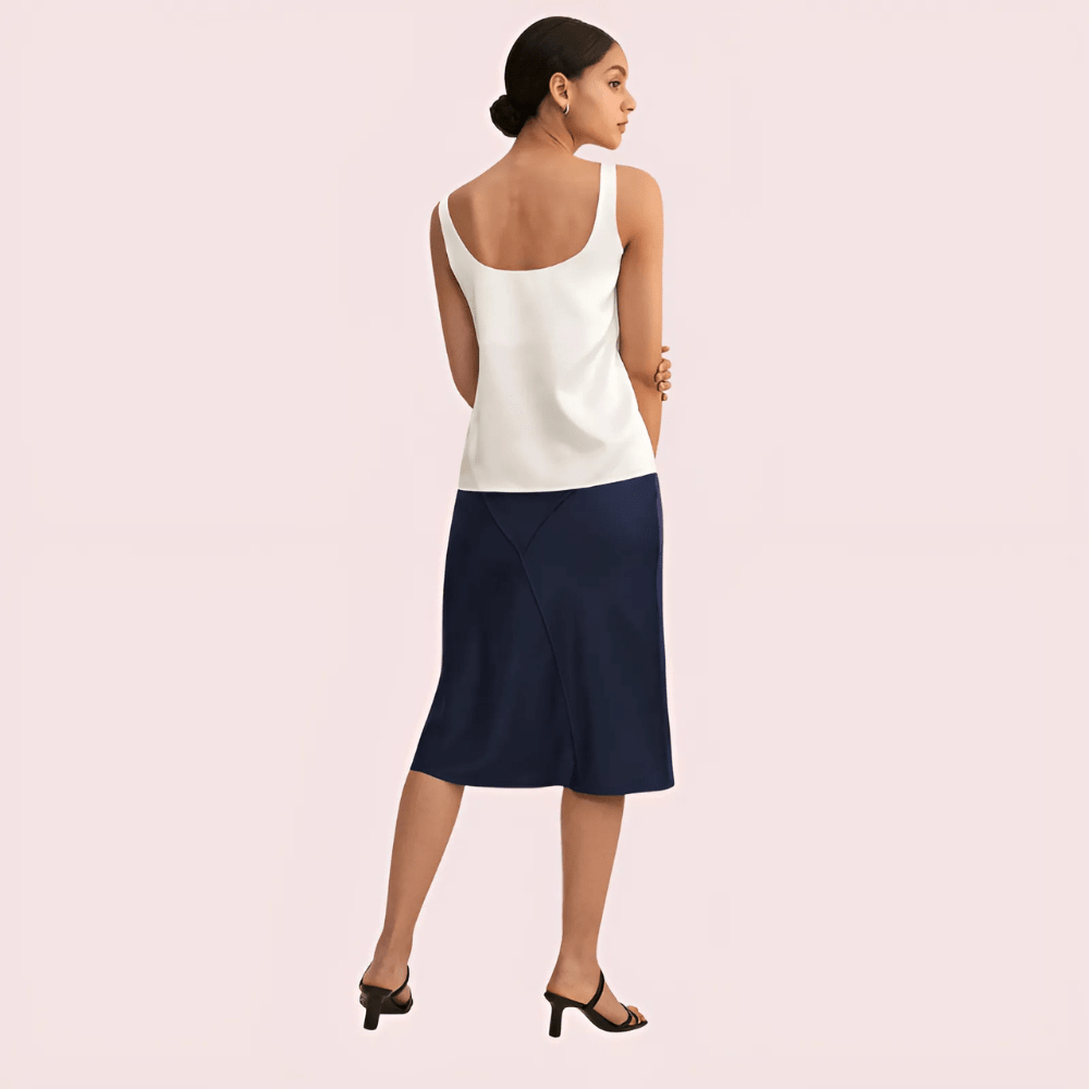 Silken Elegance Lace - Trim Camisole - Veloura Intimate