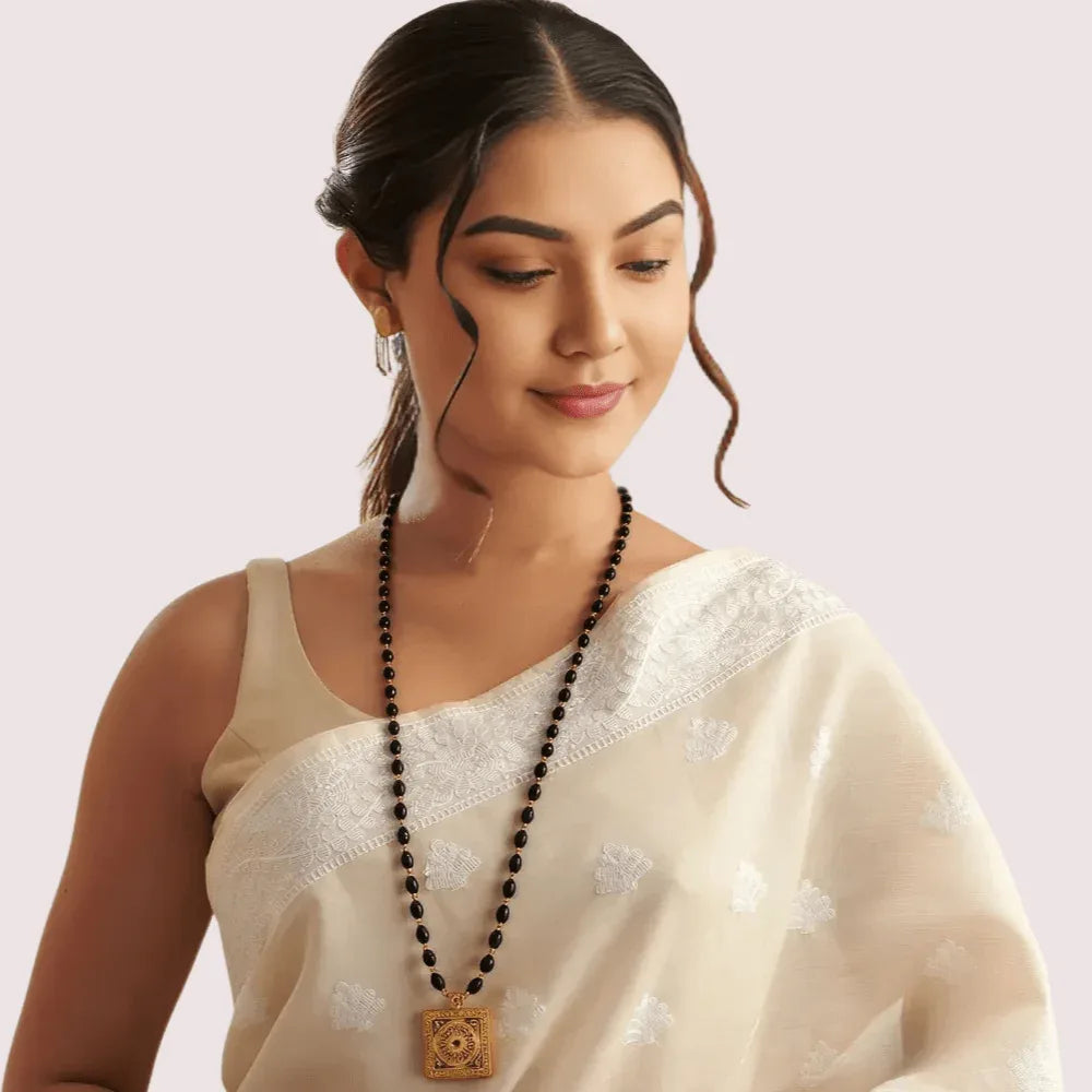 Classic Onyx Charm Necklace - Veloura Intimate