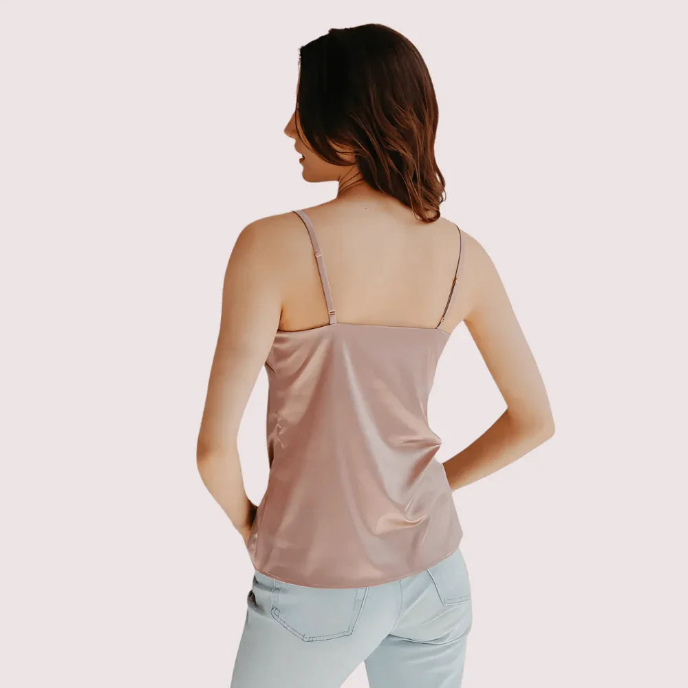 Premium Silk Camisole for a Glamorous Look - Veloura Intimate
