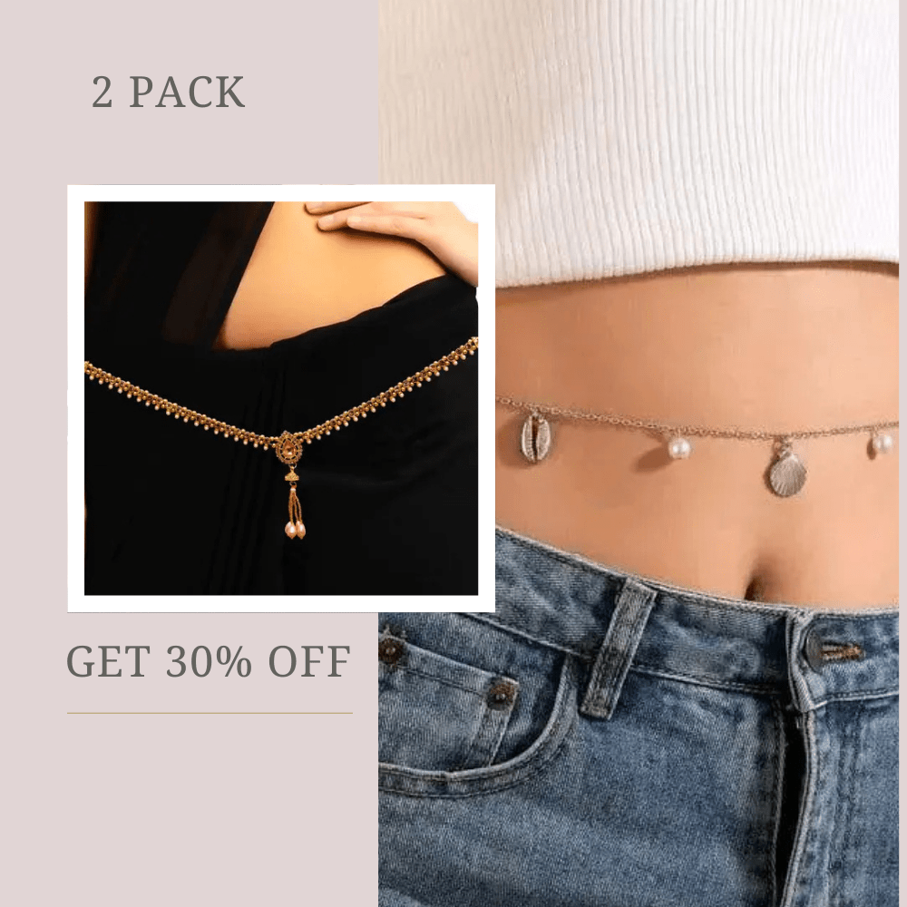 Sensuelle Nuit Désirée Waist Chain Duo - Veloura Intimate