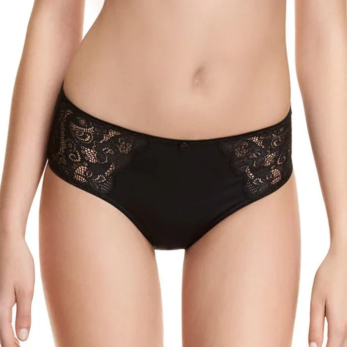 Black &amp; White Value Pack Of 2 Lace Brief - Veloura Intimate