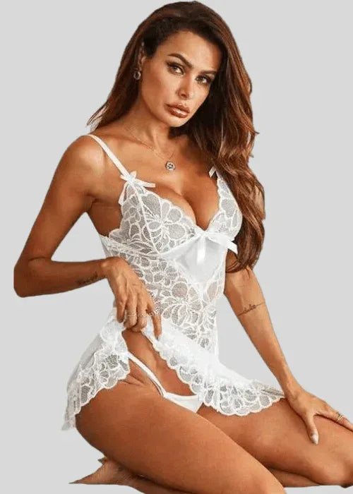 Alluring Lace Seductress Babydoll Nightwear Veloura Intimate
