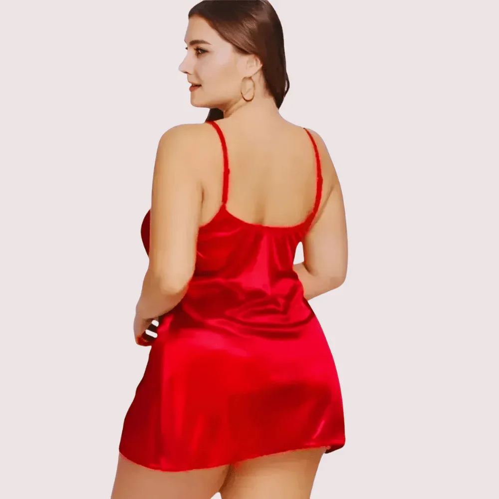 Alluring one-piece satin sleepwear Veloura Intimate