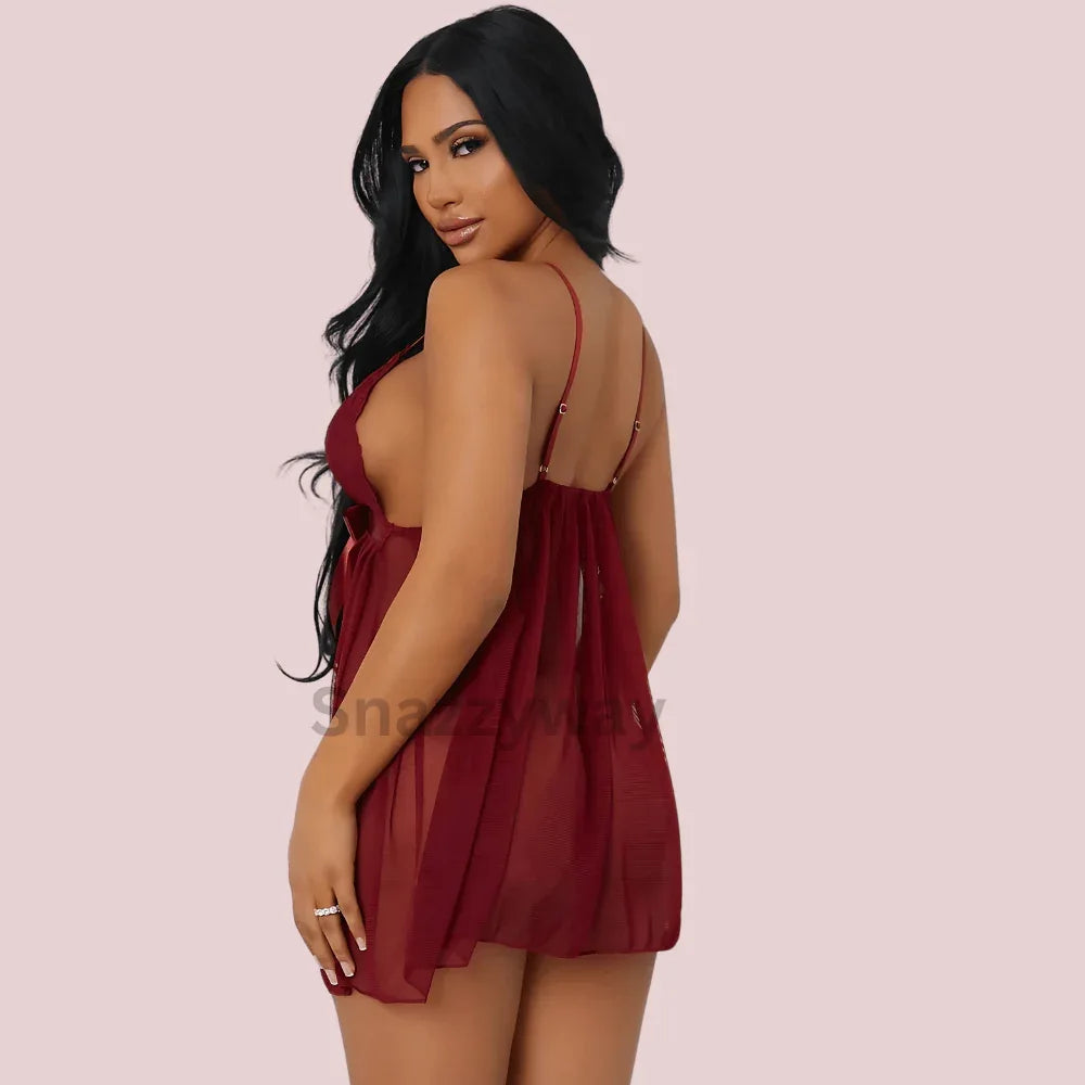 Barely Yours Babydoll Nightwear Veloura Intimate