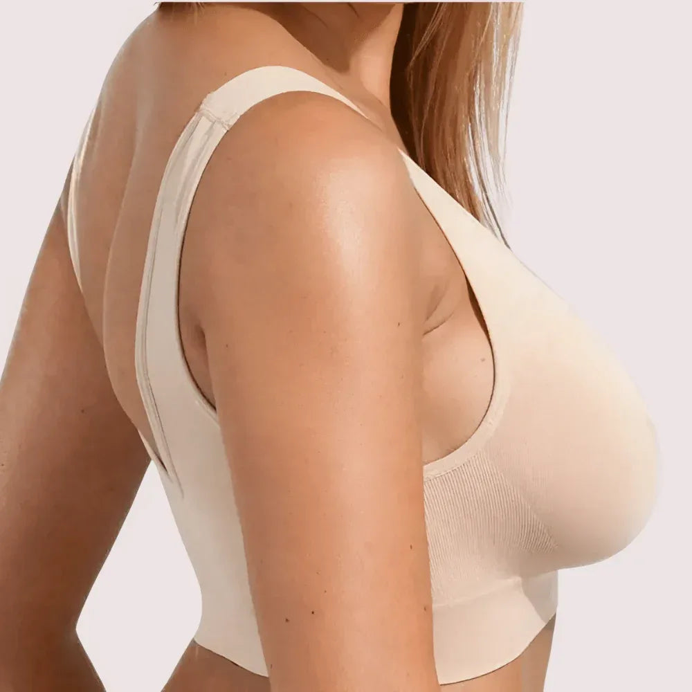 Beige Women's Ultimate Sports Bra for Yoga &amp; Gym Veloura Intimate