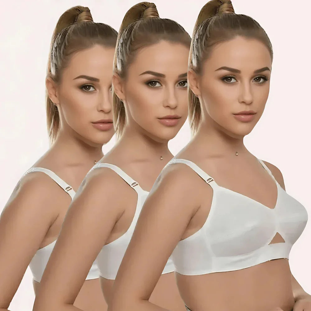 BreezeLite Cotton Bra – 3 Pack Summer Essential Veloura Intimate
