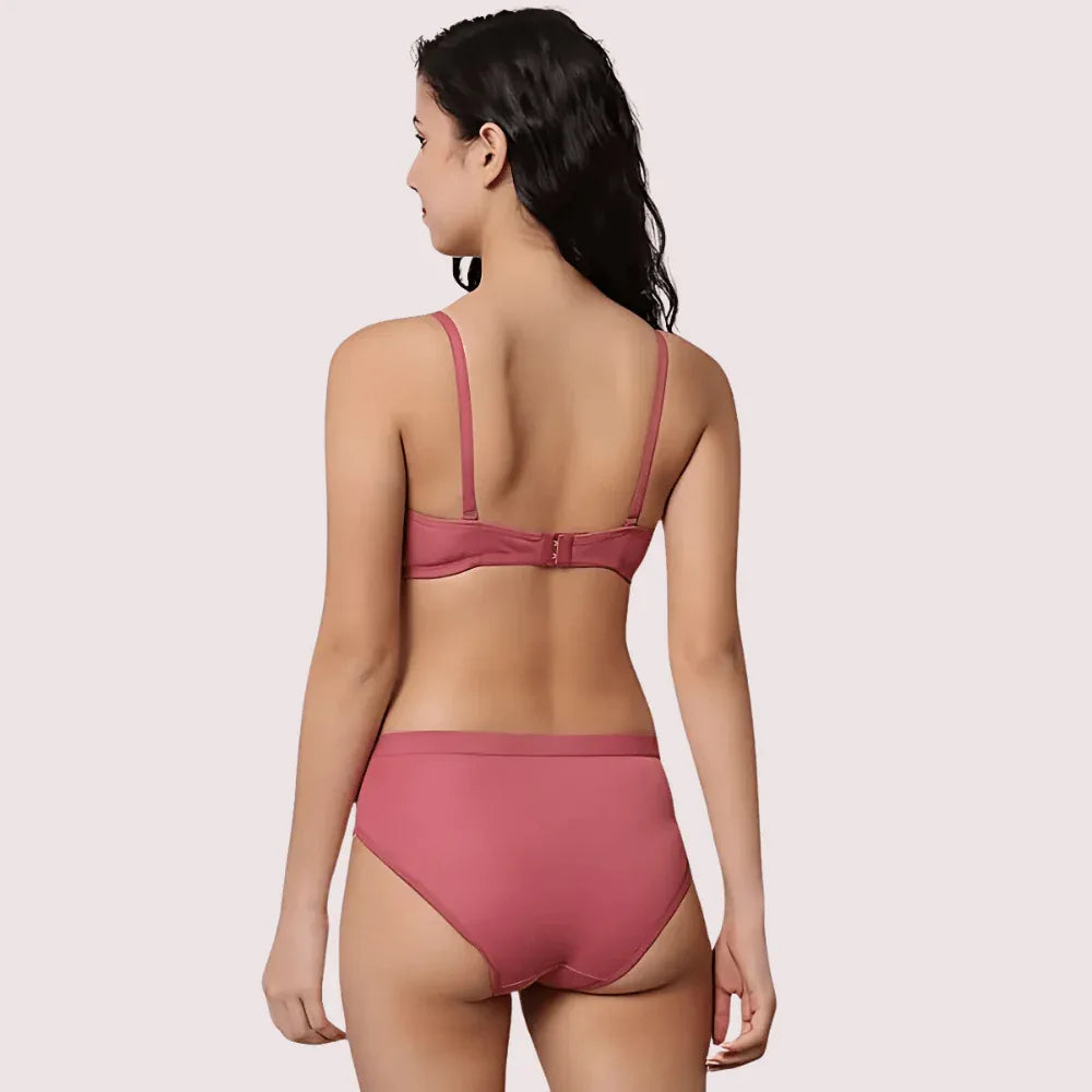 Casual Chic Cotton Bra Panty Set (2 pack) Veloura Intimate