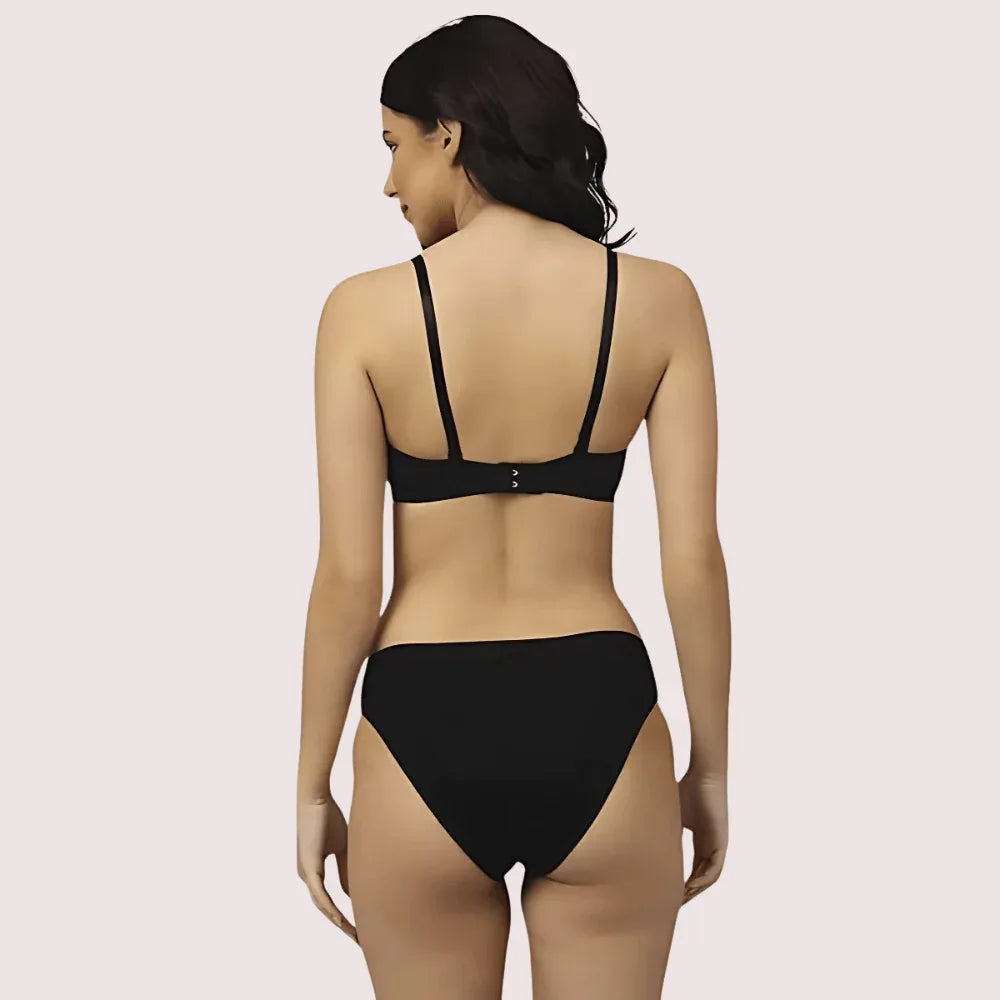 Casual Cotton Comfort Bra Panty Set (2 pack) Veloura Intimate