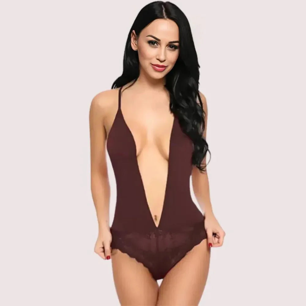 Chic and Comfy Sheer Nightwear Bodysuit Veloura Intimate