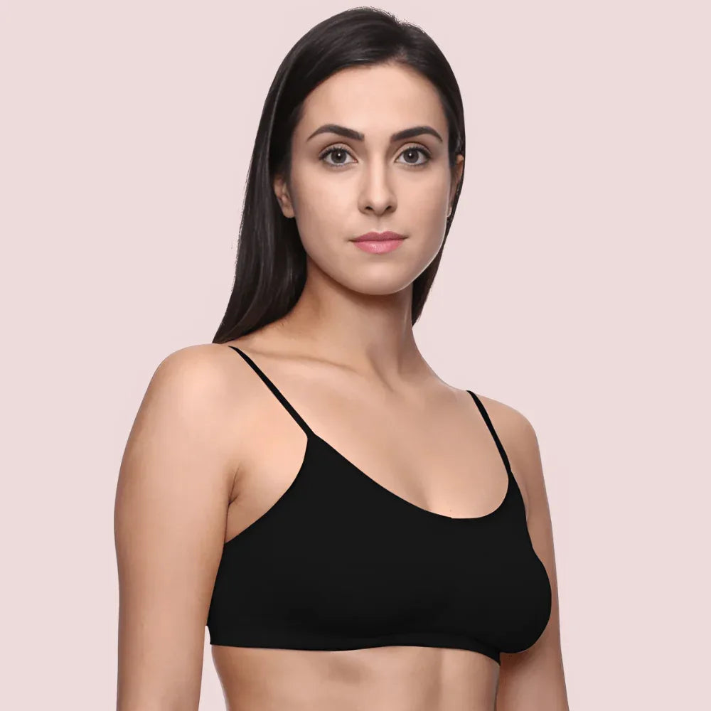 Chic & Flirty Thin Straps Sports Bra- Pack of 3 Veloura Intimate