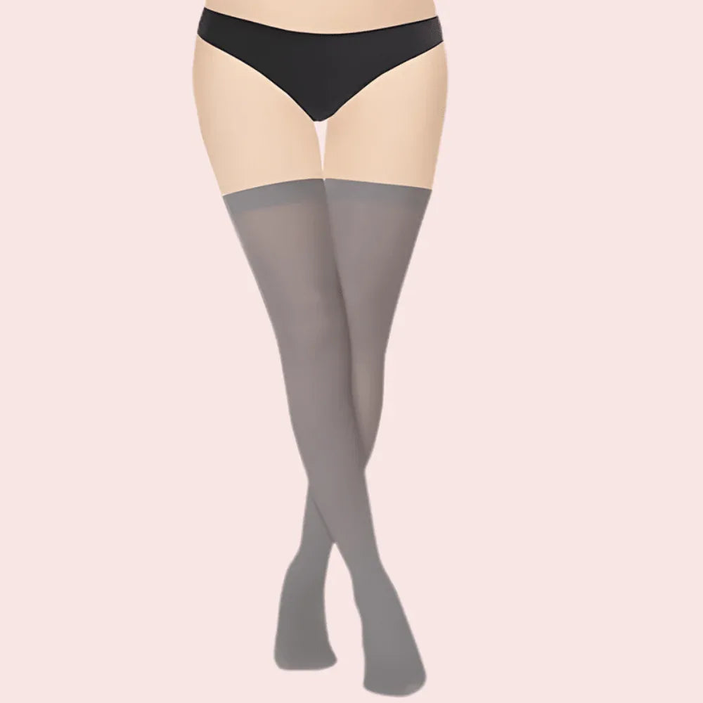 Classic Sheer Stockings – Pack of 2 (Grey &amp; Nude Shades) Veloura Intimate