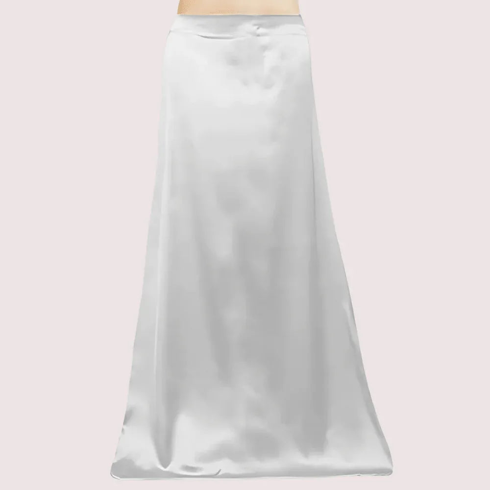 Combo Women's Satin Petticoat Inskirt (Black, Light-Beige, White) Veloura Intimate
