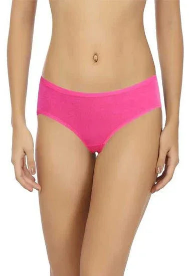 Comfy Snazzy Way Beauty Organic Plus Size Pure Magenta Cotton Panties(Pkt of 2) Veloura Intimate
