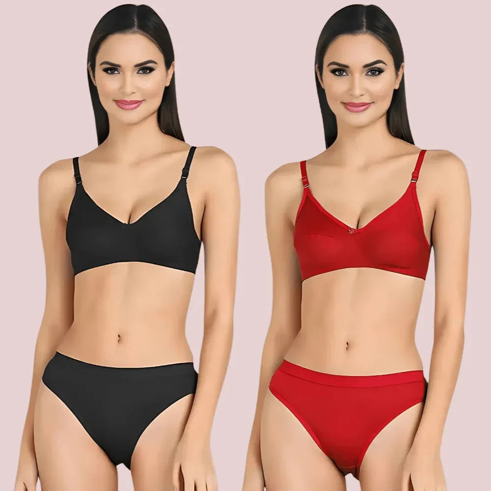 Cotton Cloud Comfort Bra set-  2-Pack Veloura Intimate