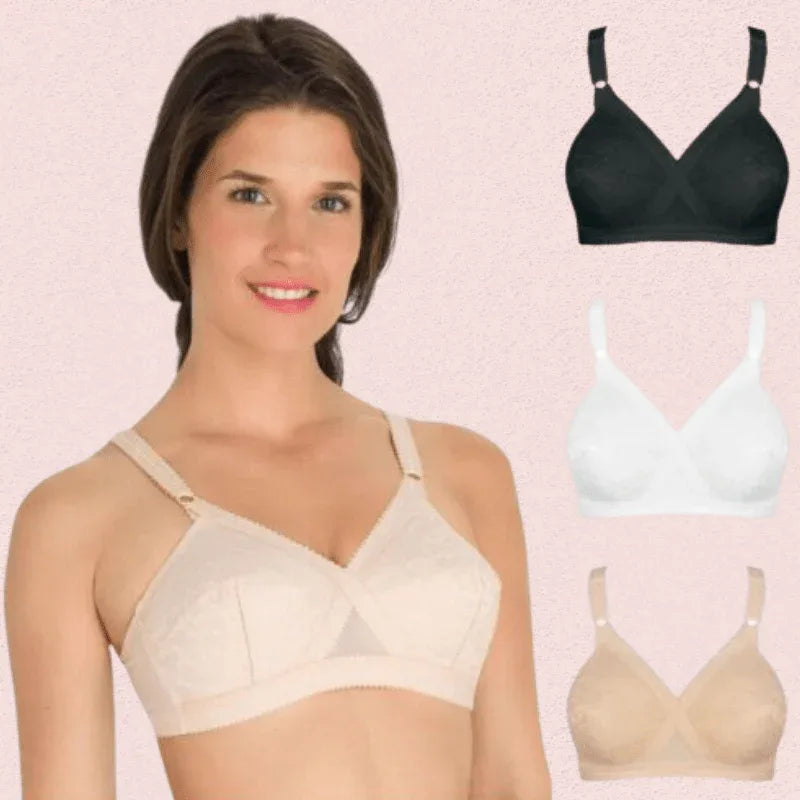 Cotton Non-Padded Full Coverage Bra – Pack of 3 Veloura Intimate