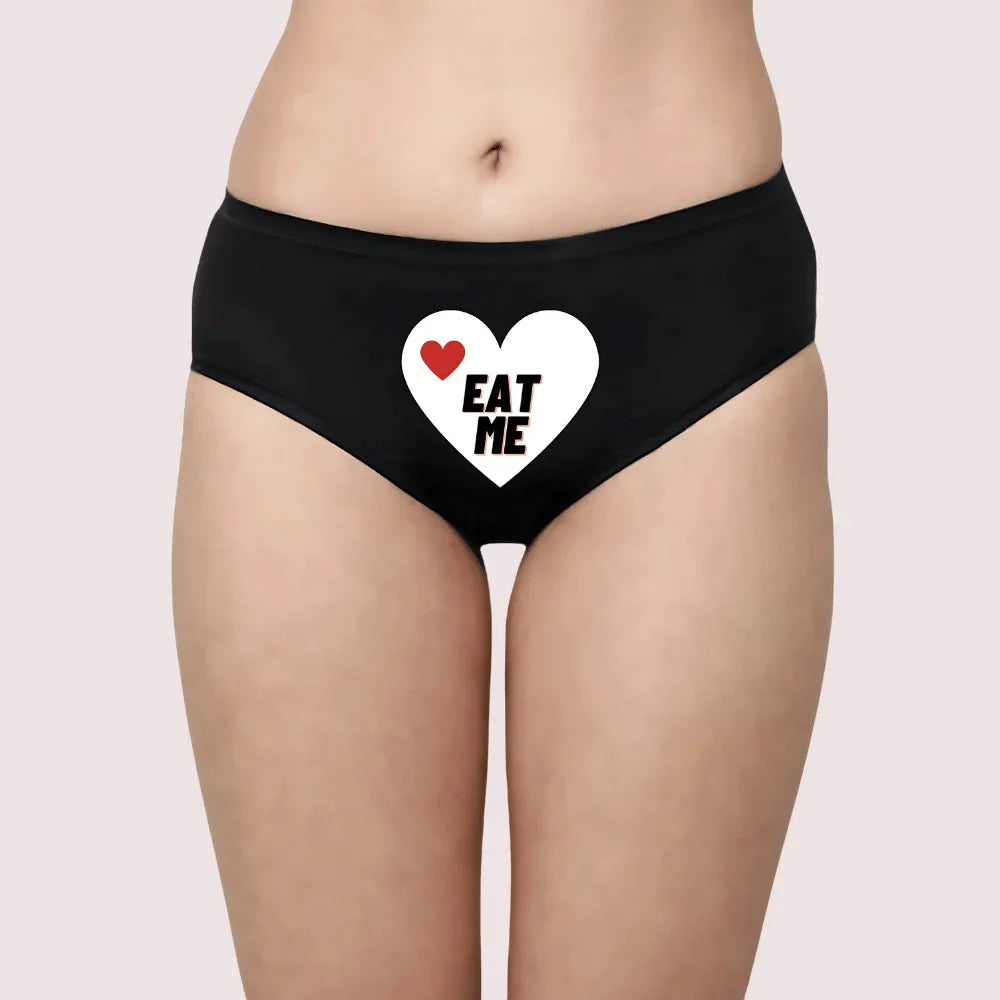 Eat Me Printed Hipster Panty Gift Pack Veloura Intimate
