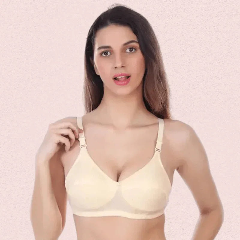 Everyday Cotton Non-Padded Bra for Women (Pack of 2) Veloura Intimate