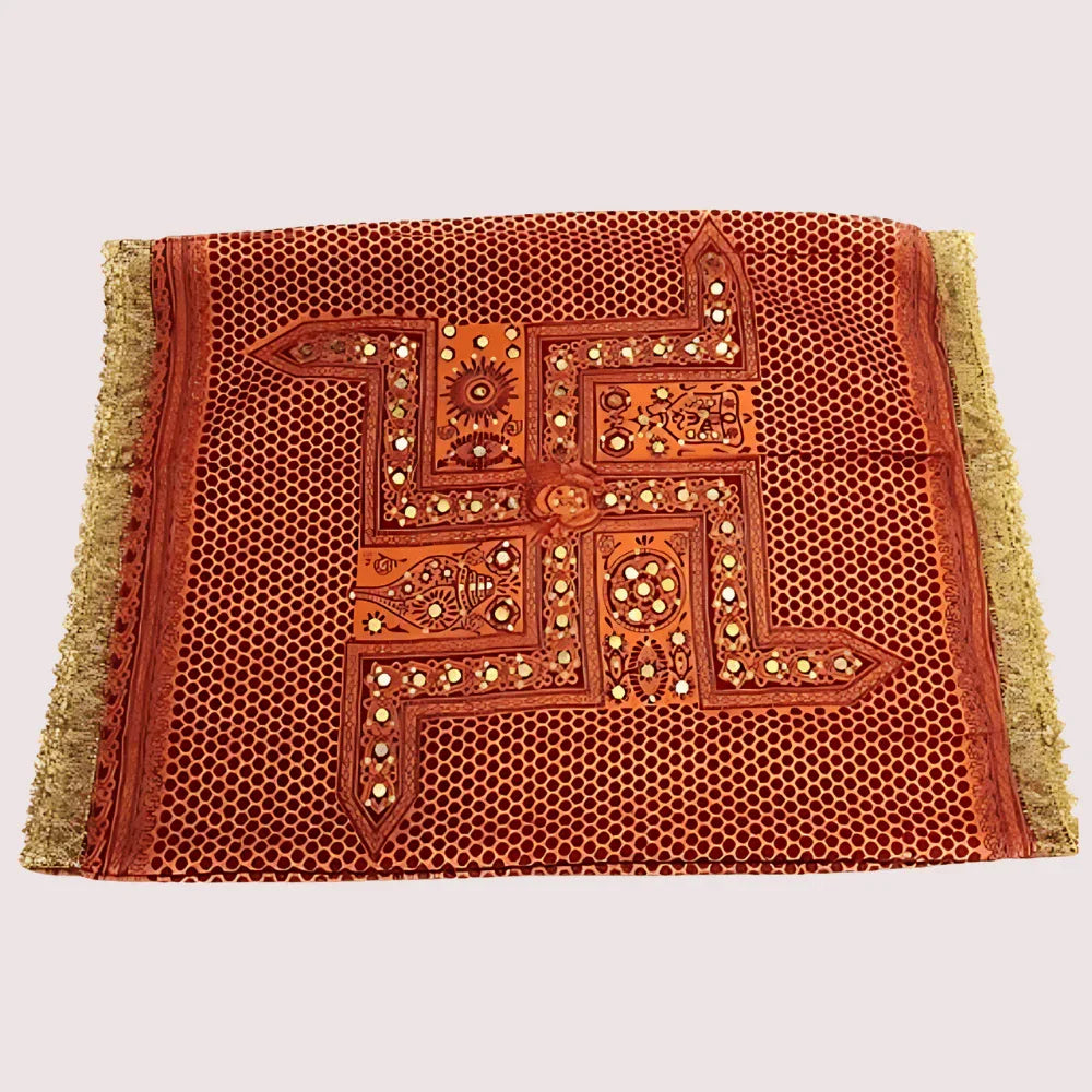 Fashion &amp; Heritage Women’s Solid Cotton Pichora – Elegant Dupatta Veloura Intimate