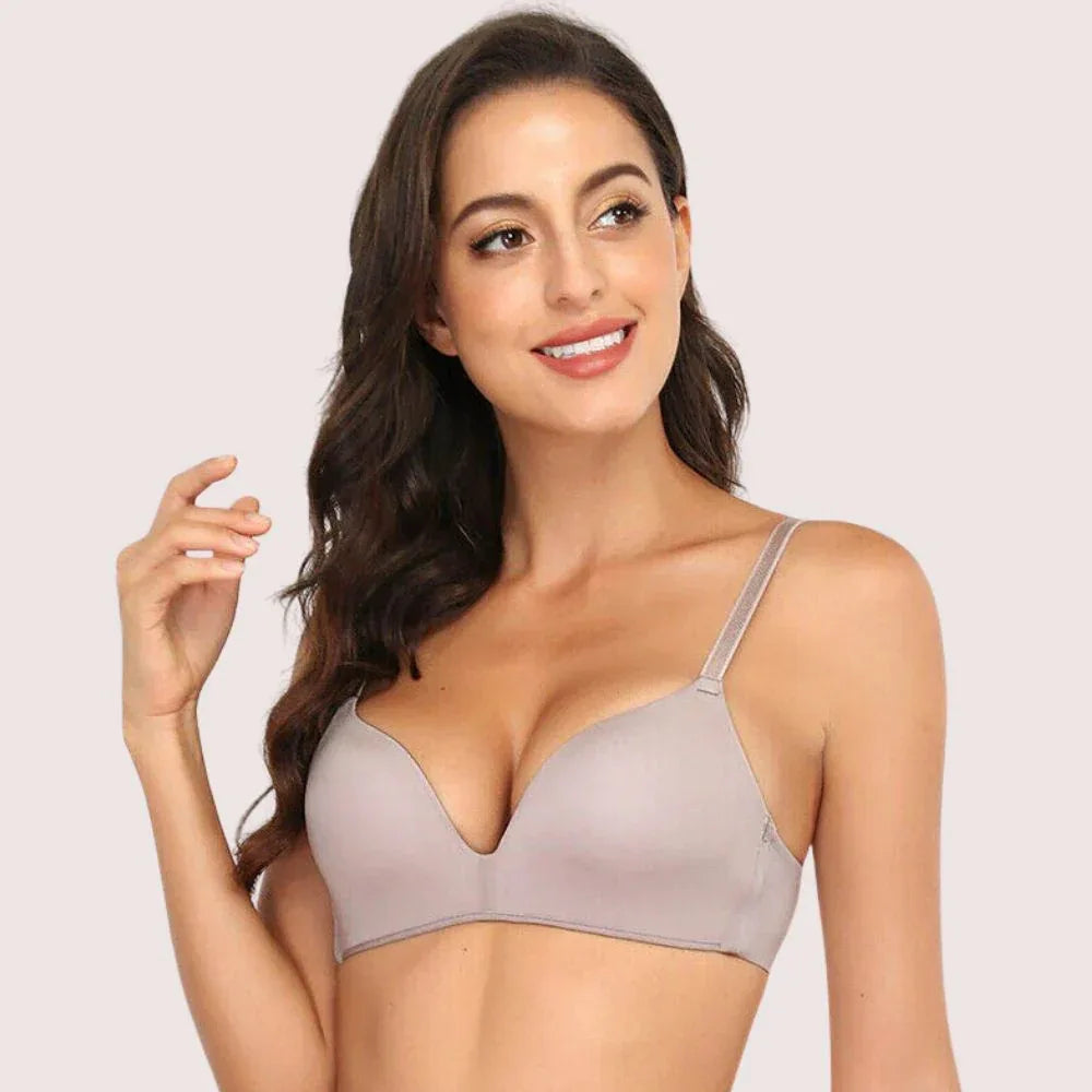 French Daina 2 Pack Luxury Seamless Padded Non-Wired Push-Up Bra Veloura Intimate