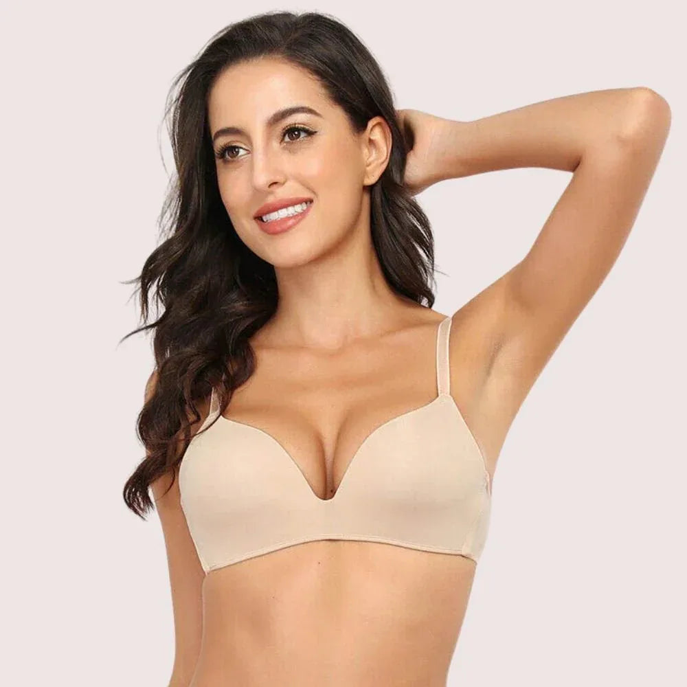 French Daina 2 Pack Luxury Seamless Padded Non-Wired Push-Up Bra Veloura Intimate