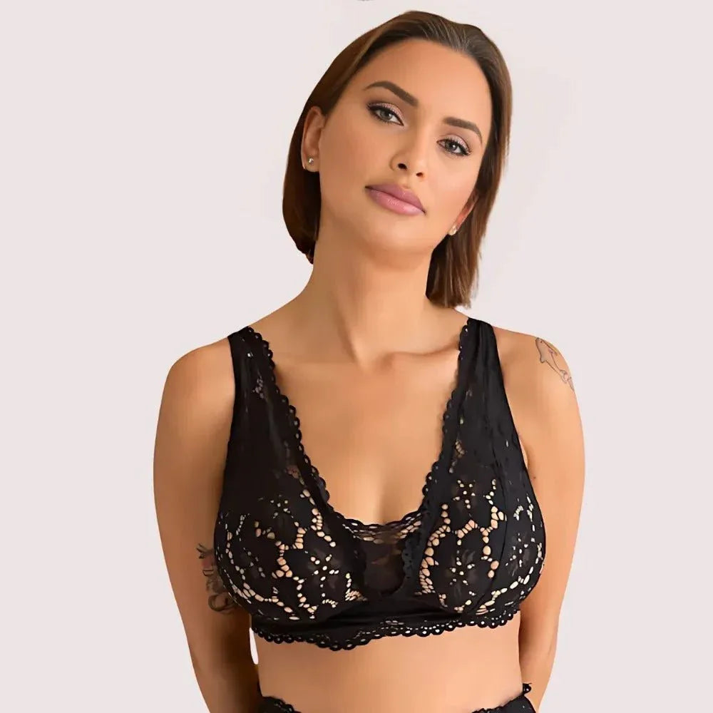 French Daina Chic Lace Bralette Gift Set for Luxe Occasions Veloura Intimate