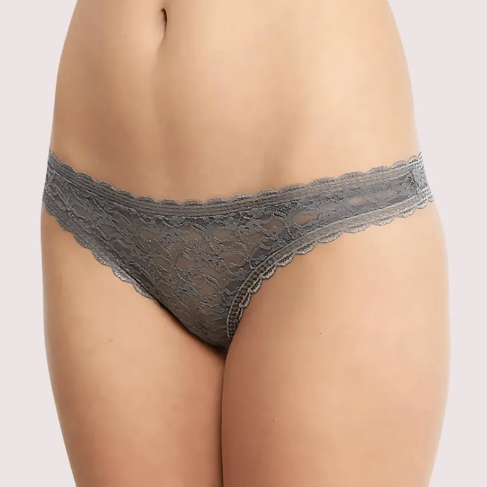 French Daina Elegant Lace Tanga Thong Luxury Gift Box Veloura Intimate