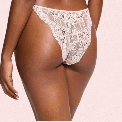 French Daina Pink Lace French Maid Costume with Luxury Panty Gift Veloura Intimate