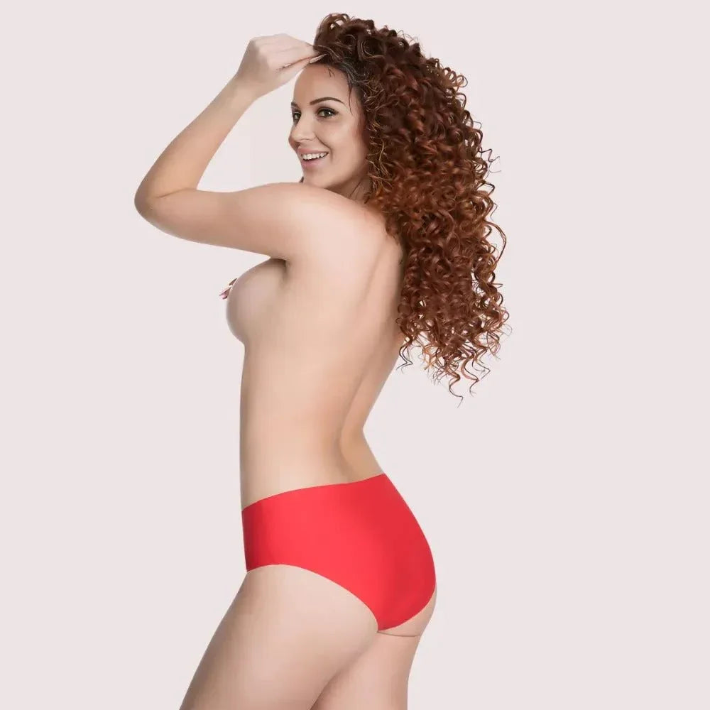 French Daina Red Seamless Panties Veloura Intimate