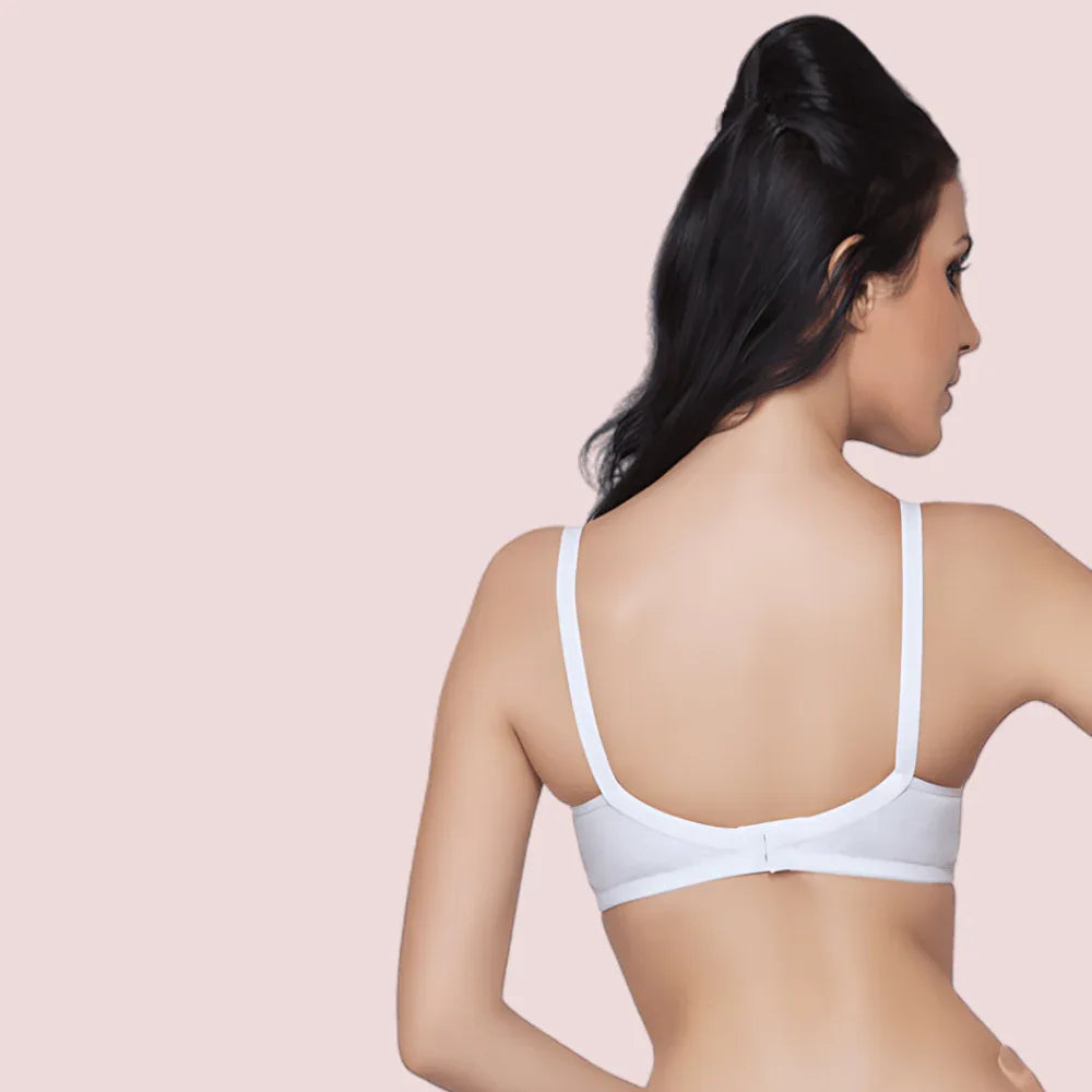 ♥Full Coverage Smooth Cotton Everyday Bra (Pack of 2 ) Veloura Intimate