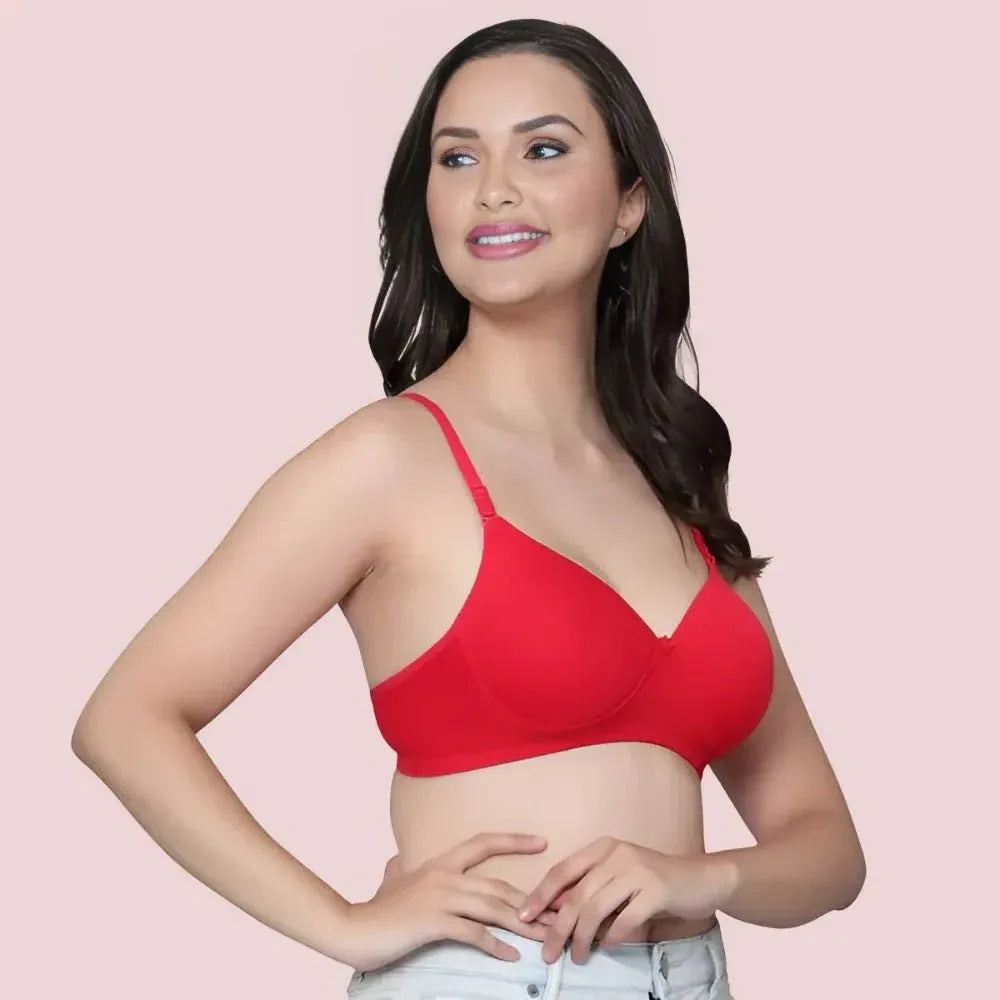 Gentle Lift Non-Wired Padded Bra Set – 3 Pack Veloura Intimate