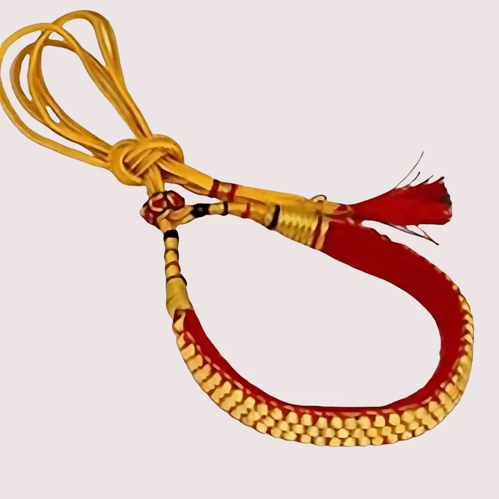Gold Plated Kumauni Necklace with Pochi Set Veloura Intimate