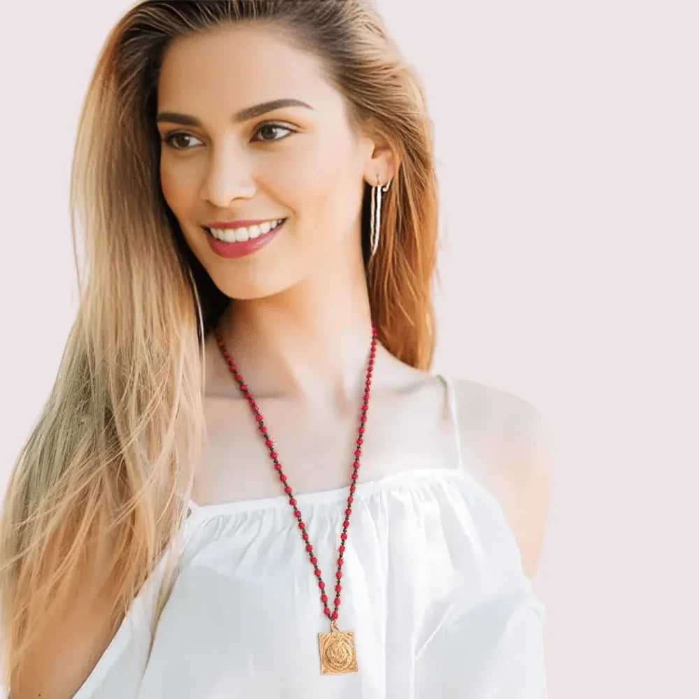 Golden Rose Aura Necklace Veloura Intimate