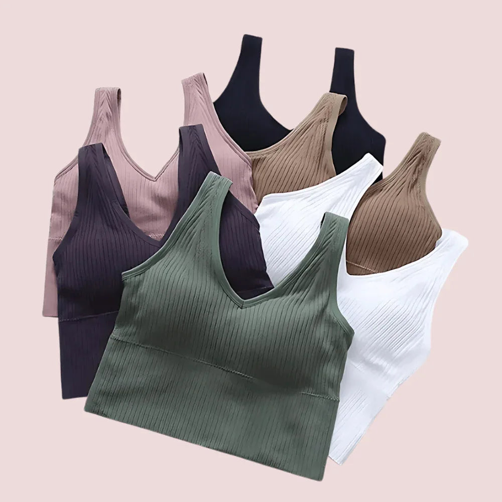 High impact padded longline sports bra (2 Pack ) Veloura Intimate