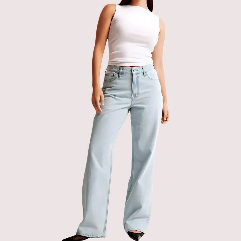 High Rise Loose Fit Denim for Curvy Women Veloura Intimate