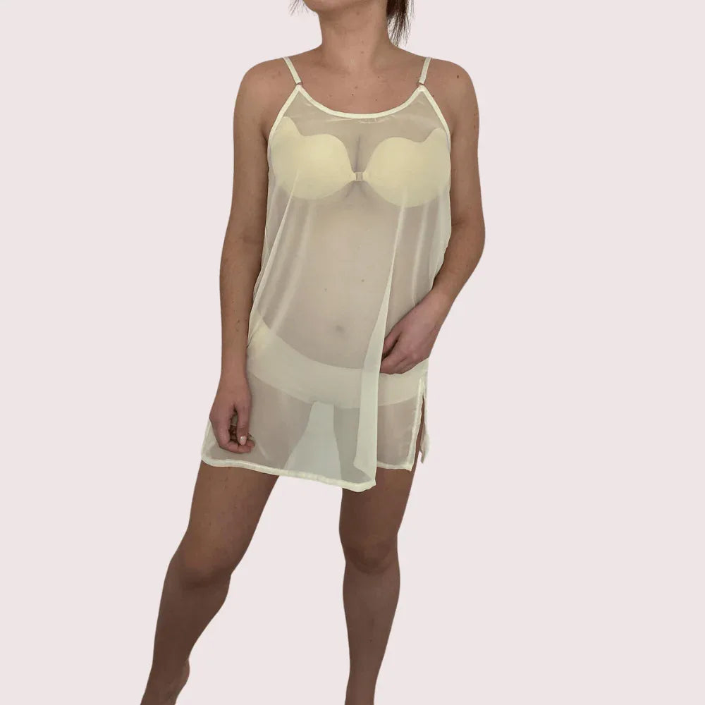 High Street Fully See-Through Mesh Babydoll Nightwear Veloura Intimate