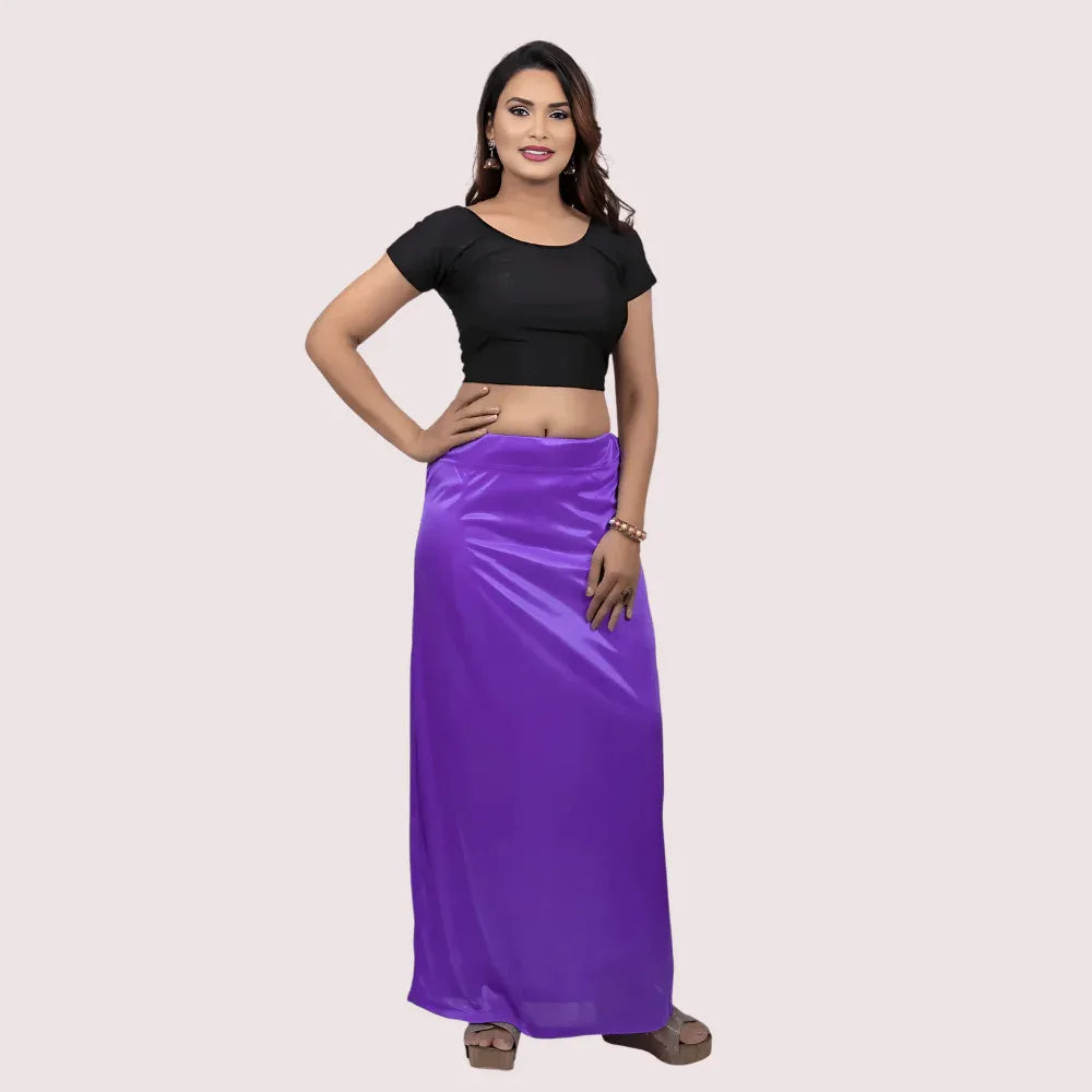 Indian Silk Saree's Satin Petticoat for Women Veloura Intimate
